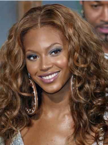 Perruques Beyoncé Brune 16" Sans Frange Abordable