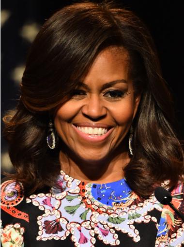 Perruques Michelle Obama Multicouche Nouveau 12" Lace Front