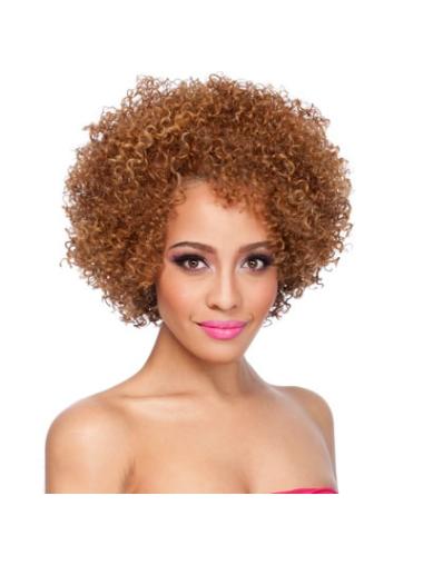 Perruques Afro-Americaines Haute Qualité Blonde 8" Frisée