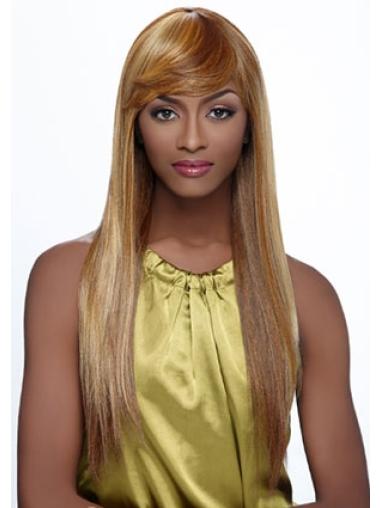 Perruques Afro-Americaines Bonne Blonde Longue Lisse