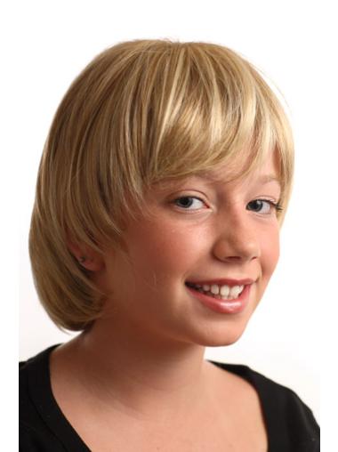 Perruques Enfants 8" Convenable Blonde