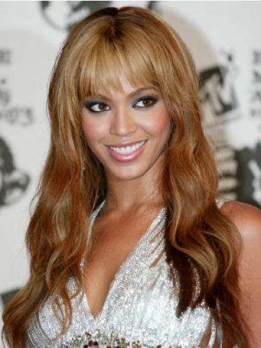 Perruques Beyoncé Confortable Auburn Longue Ondulé 
