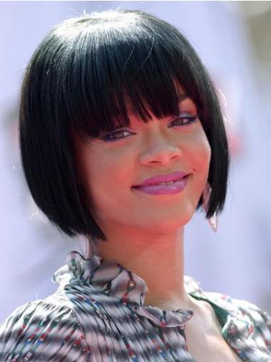 Perruques Rihanna 10" Fashion Noir