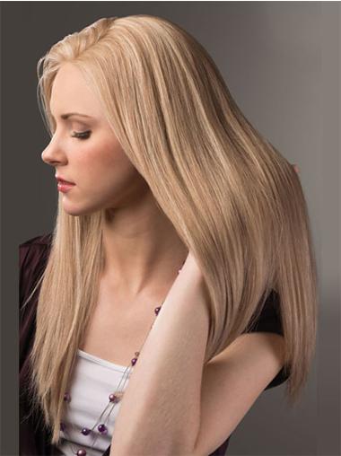 Remy Human Perruques Lace 26" Magnifique Blonde