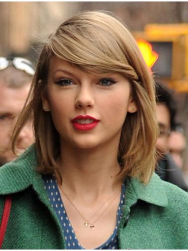 Perruques Confortable Longueur d’Epaule Lisse Blonde Taylor Swift Inspired
