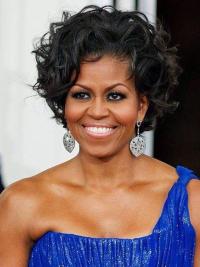 Perruques Michelle Obama Pixie Lisse 8" Lace Front