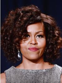 Perruques Michelle Obama Classique Sommet 12" Tresse
