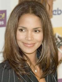 Perruques Halle Berry Lace Front Lisse Coiffures 16"