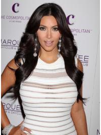 Perruques Kim Kardashian 26" Populaire Noir